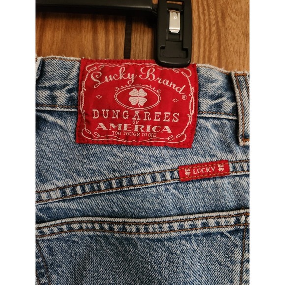 Lucky Brand Women's  High Rise 90s Mom Jeans VTG Red Label Size 14 - Picture 3 of 8